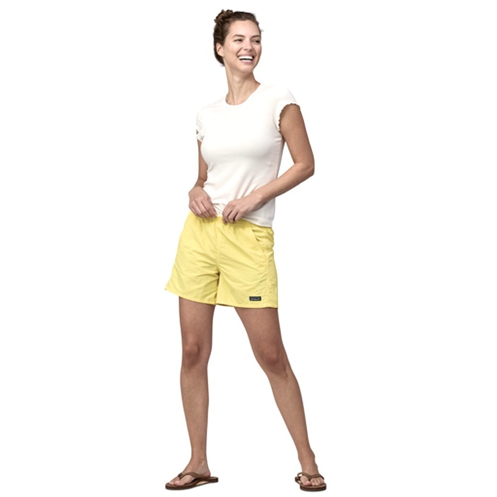 Patagonia Yellow Athletic Shorts for Active Adventures 🍋